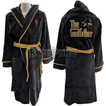 The Godfather - Rose &amp; Logo - unisex fürdőköpeny - GFROBE01MB