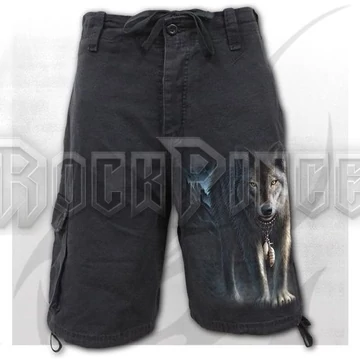 FROM DARKNESS - Vintage Cargo Shorts Black - M034M701