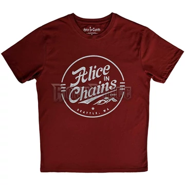 Alice In Chains - Circle Emblem - Unisex Póló - AICTS13MR