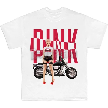 Pink - Motorbike - Unisex Póló - PINKTS02MW