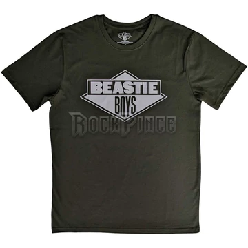 The Beastie Boys - Black &amp; White Logo - Unisex Póló - BEASTTS12MGR