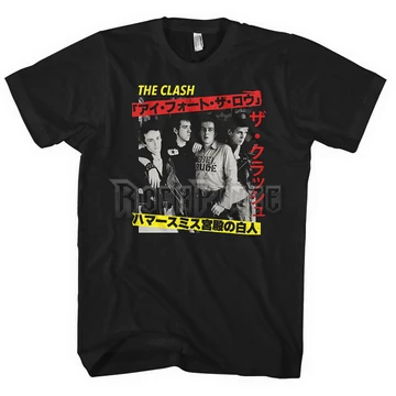 The Clash - Kanji - unisex póló - CLTS03MB