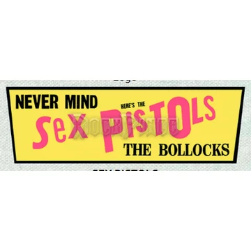 SEX PISTOLS - Superstrip Back Patch - HÁTFELVARRÓ - 27 x 8,5 cm