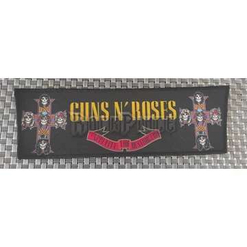 GUNS N' ROSES - APPETITE - Superstrip Back Patch - HÁTFELVARRÓ - 27 x 8,5 cm
