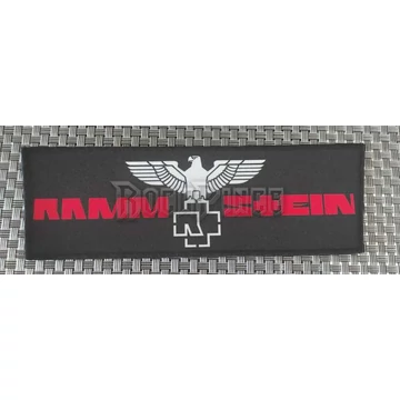 RAMMSTEIN - EAGLE LOGO - Superstrip Back Patch - HÁTFELVARRÓ - 27 x 8,5 cm