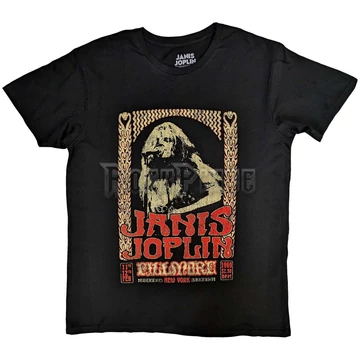 Janis Joplin - Vintage Poster - Unisex Póló - JOPTS15MB