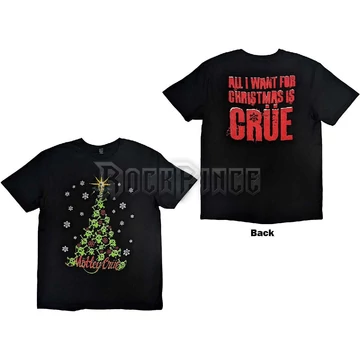 Motley Crue - Xmas Crue - Unisex Póló - MOTTEE54MB