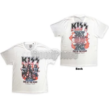 KISS - End Of The Road Band Playing - Unisex Póló - KISSTS54MW