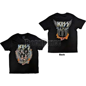 KISS - End Of The Road Wings - Unisex Póló - KISSTS51MB