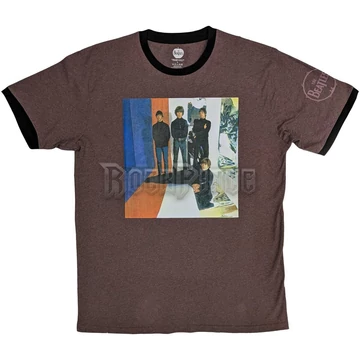 The Beatles - Stripes - Unisex Szegélyes Póló - BEATTEE511MM