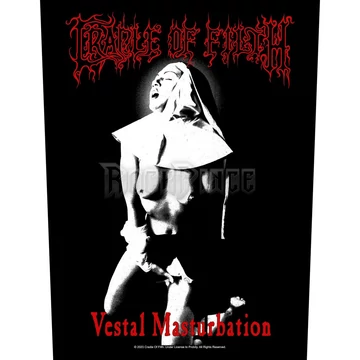 CRADLE OF FILTH - VESTAL MASTURBATION - hátfelvarró - BP1259