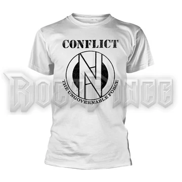 CONFLICT - STANDARD ISSUE (WHITE) - unisex póló - PH13354