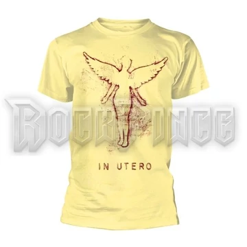 NIRVANA - IN UTERO F&amp;B MEN (YELLOW) - unisex póló - MTRAF10840988
