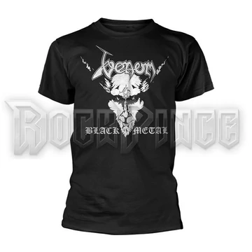 VENOM - BLACK METAL (WHITE) - unisex póló - PH13374