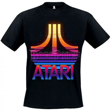 ATARI - NEON SYNTHWAVE - unisex póló - XYZW19079