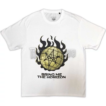 Bring Me The Horizon - Globe Yellow - unisex póló - BMTHTS131MW