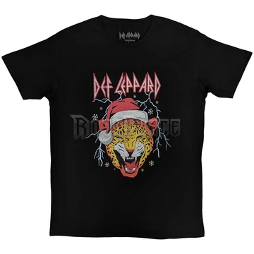 Def Leppard - Holiday Leppard - Unisex Póló - DEFLTS26MB