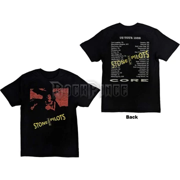 Stone Temple Pilots - Core US Tour '92 - Unisex Póló - STPTS04MB