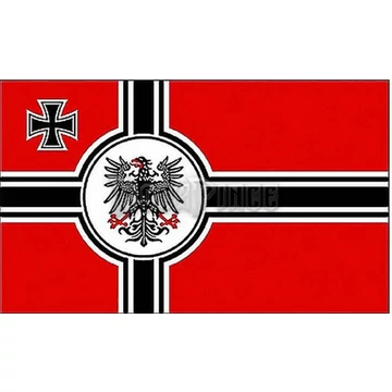 German Empire Flag - Iron Cross First World War - 90x150cm - Textil poszter / Zászló - TP