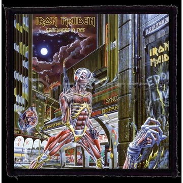 IRON MAIDEN: Somewhere In Time (95x95) KISFELVARRÓ - HKF-0896