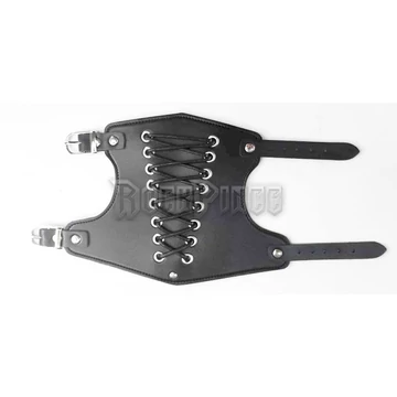 2 csatos fűzős bőr karvédő