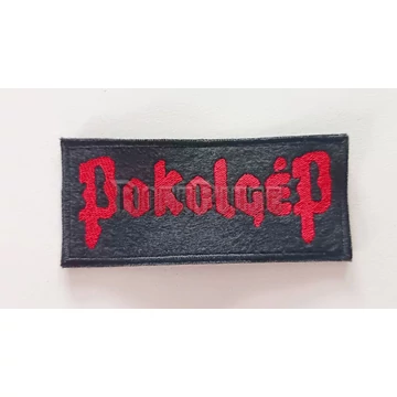 POKOLGÉP - LOGO - HÍMZETT KISFELVARRÓ