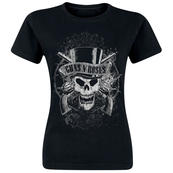 Guns N' Roses - Faded Skull - NŐI PÓLÓ - GNRTS17MBGR