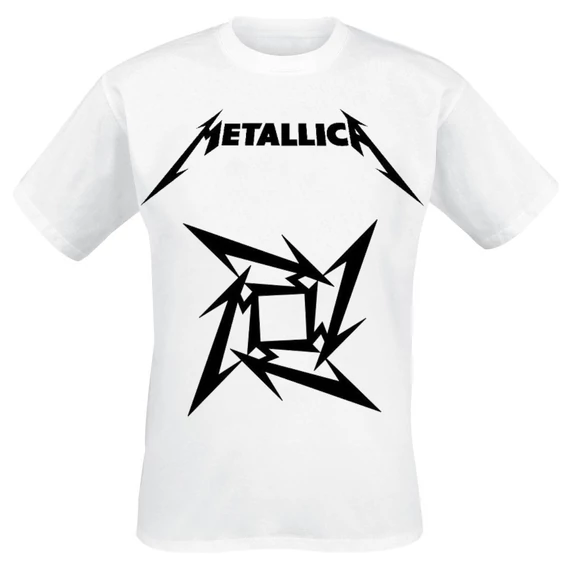 METALLICA - Logo - Fehér Unisex Póló - MTLKWH10