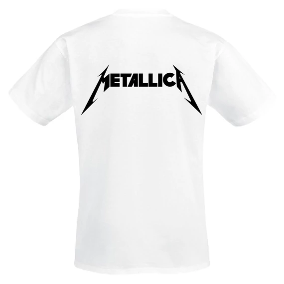 METALLICA - Logo - Fehér Unisex Póló - MTLKWH10