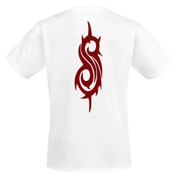 SLIPKNOT - Logo - Fehér Unisex Póló -  SLTKWH19 