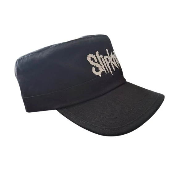 SLIPKNOT - Logo - Unisex Fekete Katonai Sapka - RCEG0015