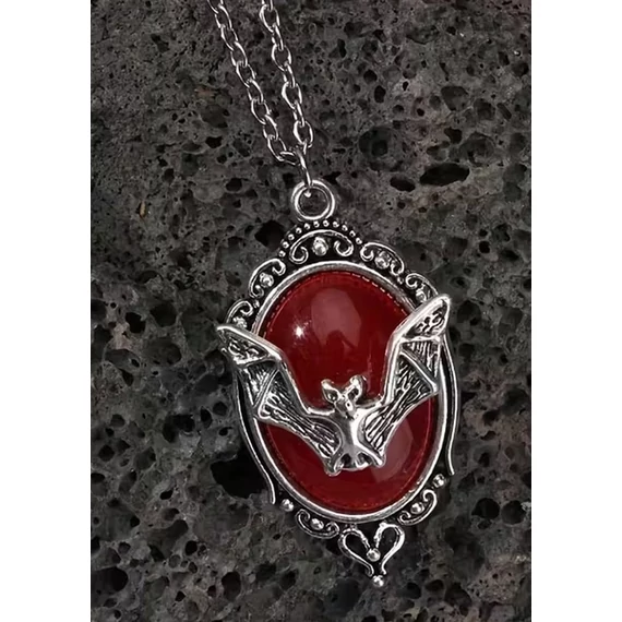 Gótikus Denevér Medál - Nyaklánc - GTDNML