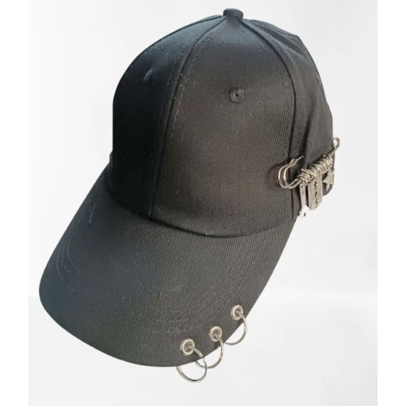 FÉM KIEGÉSZÍTŐKKEL DEKORÁLT BASEBALL SAPKA - VG0015