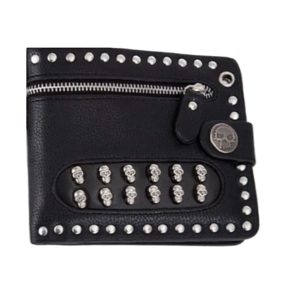 Zipper Clutch Wallet - bőr pénztárca - WA001