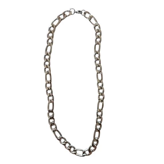 Thin Figaro Chain - acél nyaklánc - 10 mm széles - THFG212