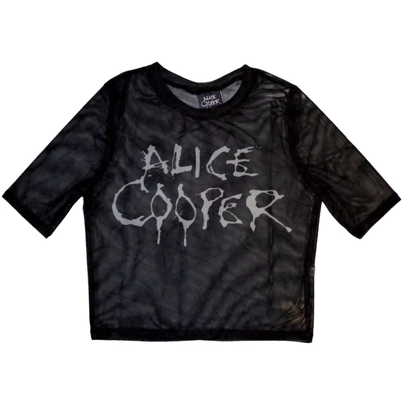 Alice Cooper - Dripping Logo - Női Crop Top Póló - ACMCT29LB
