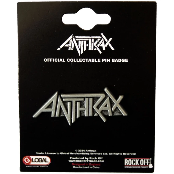 Anthrax - Logo - Kitűző Szett - ANTHPIN02