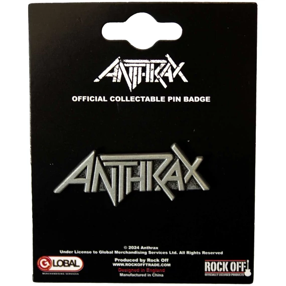 Anthrax - Logo - Kitűző Szett - ANTHPIN02