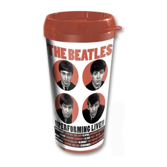 The Beatles - Performing Live - Utazó Bögre - BEAT62TRAVMUG02