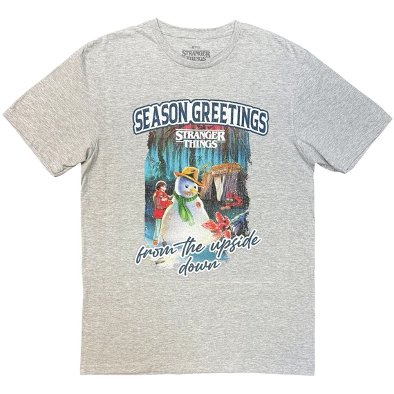 Netflix - Stranger Things - Greetings - Unisex Póló - BILSTT00137TSMG