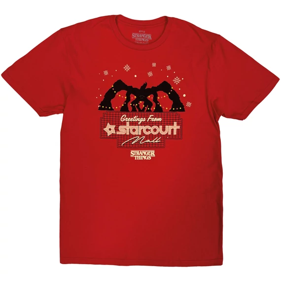 Netflix - Stranger Things - Greetings From Starcourt - Unisex Póló - BILSTT00144TSMR