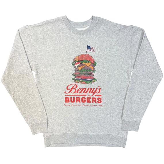 Netflix - Stranger Things - Benny’s Burger - Unisex Pulóver - BILSTT00148SWTMG