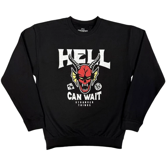 Netflix - Stranger Things - Hell Can Wait - Unisex Pulóver - BILSTT00160SWTMB