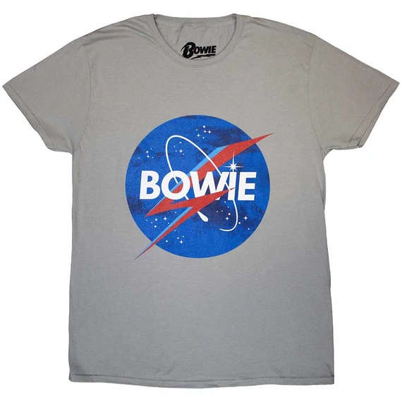 David Bowie - Starman Logo - Unisex Póló - BOWTS58MG