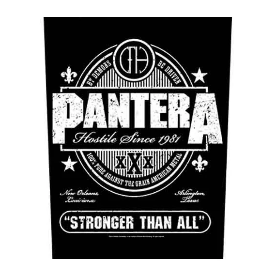 Pantera - Hostile Since 1881 Stronger Than All - Hátfelvarró - BP0967