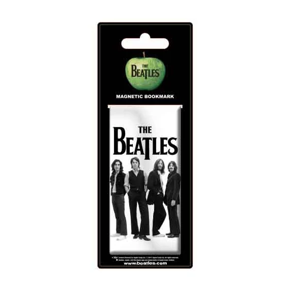 The Beatles - White Iconic Image - Mágneses Könyvjelző - BTBKMKMAG05