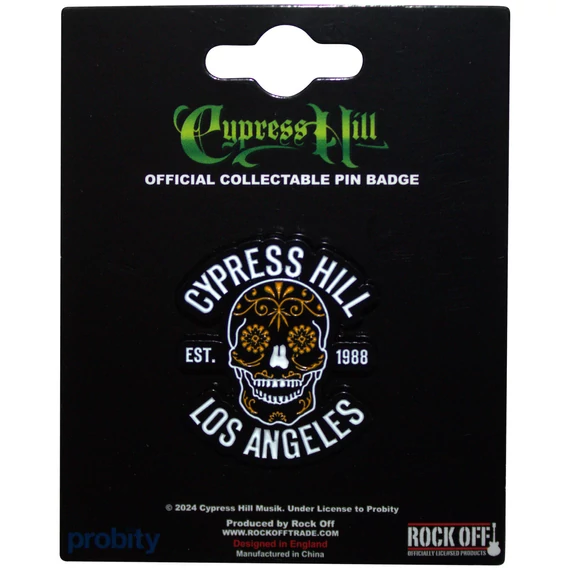 Cypress Hill - Los Angeles 1988 - Kitűző Szett - CYPPIN01