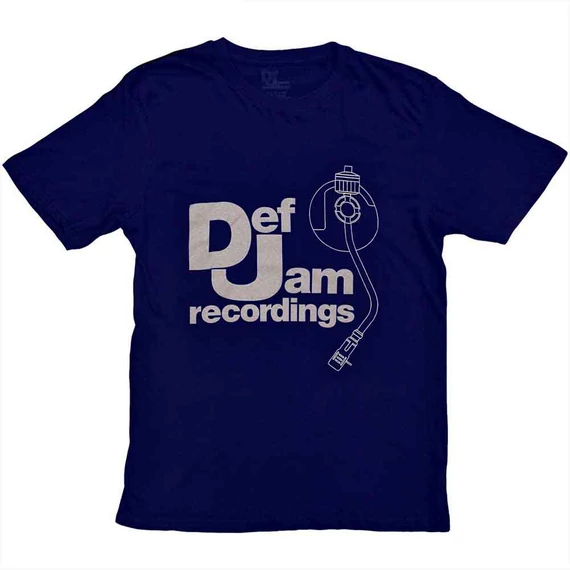 Def Jam Recordings - Logo & Stylus - Unisex Póló - DJTS04MN