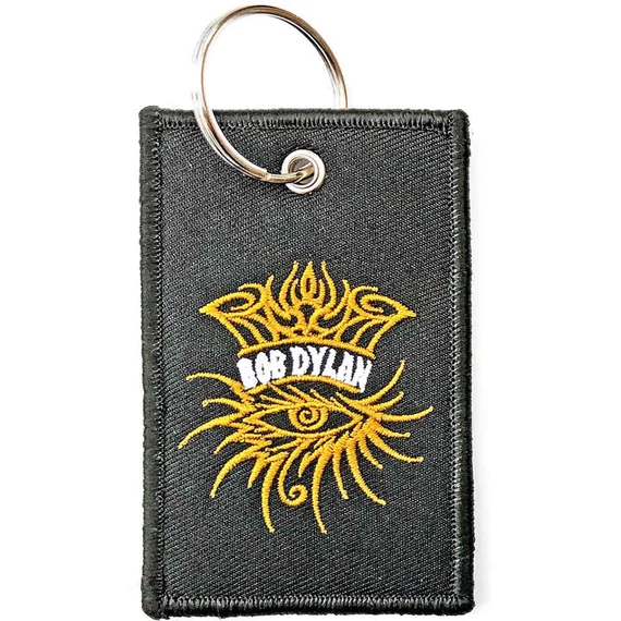 Bob Dylan - Eye Icon - Foltos Kulcstartó - DYLPATKEY01