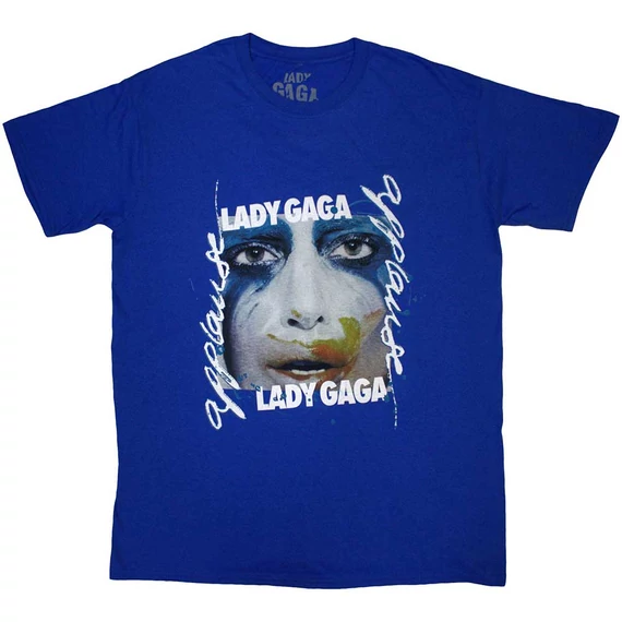Lady Gaga - Artpop Facepaint - Unisex Póló - GAGATS18MBL